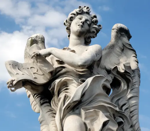 "Angel with the Superscription", sculptor: Gian Lorenzo Bernini